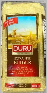 Extra Fine Bulgur 1 kg. Stone Milled, All Natural From Turkey.