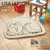 在飛比找樂天市場購物網優惠-預購-LISA LARSON 素描貓咪地毯 地墊