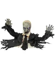 Northlight 19in Lighted & Animated Groundbreaking Zombie Decoration