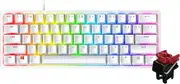 Razer Huntsman Mini Small Gaming Keyboard, Mercury White - Linear Optical Switch, English, US Layout, 60% Layout, Optical Switch, Ultra High Speed 0.05 inch (1.2 mm) Operation, Linear Texture, Silent