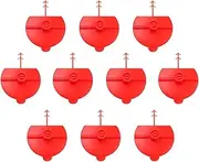 GEUGECY 10X Flat Fan Spray Nozzle Foam | Wide Spray Foam Insulation Nozzle | Spray Foam Nozzle Replacement | Flat Spray Nozzle | Spray Foaming Jets for Uniform Spray Distribution