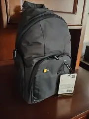 Case Logic WBC-411 Compact DSLR ILCE Camera Tablet Backpack in Black