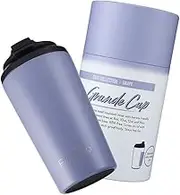 made by Fressko Reusable Coffee Cup - Stainless Steel Insulated Mug - Leak Proof Travel Cup for Hot/Cold Drinks - 3 Hr Heat Retention - Fits Car Holders & Coffee Machines - Grape- 16oz 450ml