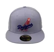 Los Angeles Dodgers New Era Wool Cooperstown 1958 59FIFTY Men's Fitted Hat Gray