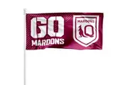 2025 State of Origin QLD Queensland GO Maroons Pole Flag LARGE 1800 x 900mm