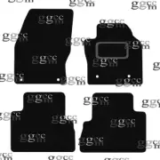 FITS FORD C MAX 2015 TO 2019 TAILORED BLACK CARPET CAR FLOOR MATS SET (4 CLIPS)