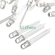 50PCS 5mm 4pin RGB Diffused Tri-Color Common Cathode LED Red Green Blue