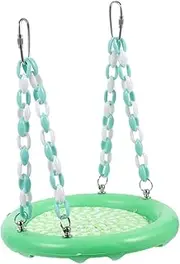 Happyyami Parakeet Hanging Swing Hammock Durable Bird Climbing Nest Exercise for Parrots Birds Easy to Clean for Bird Lovers