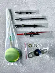 4 sets of replacement clock hands different styles, mounting kit & pendulum
