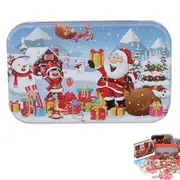 Toy 60pcs Christmas Jigsaw Puzzle Fun Learning Educational Creative Toy for Boys Girls-Snowfield