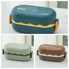 Plastic Compartmentalized Lunch Box Sealed Picnic Box School
