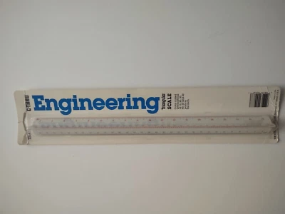 C-Thru Plastic Triangular Engineering Scale TS-657