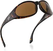 [B.N.U.S] BNUS Sunglasses for Men & Women, Polarized glass lens, Color Mirrored Scratch Proof