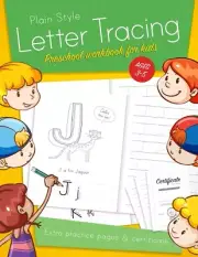 Letter Tracing Preschool workbook for kids ages 3-5: Learn to write activity ...