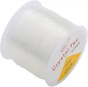 Eigell 1 String, Bracelet String Crystal String for Bracelet, Beading and Jewelry Making, 100 Meters 0.8mm
