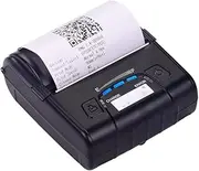 JSEIAJB Portable 80mm Thermal Receipt Printer Handheld Barcode Printer BT Connection Support ESC/POS Command