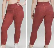 NEW Lululemon WUNDER TRAIN 25” High Rise Tight legging CGWC Orange Larkspur 12
