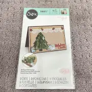 Sizzix Thinlits Die Set 9 Pack Christmas Tree Flip Fold 662281