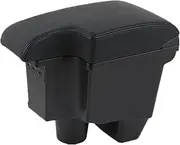 for Toyota for Yaris GR Car Armrest Box Retrofit Armrest Storage Box Content Retractable USB Car Accessories Centre Console Storage Box (Color : A2 3USB)