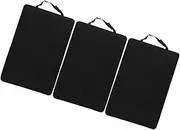 GREENADSCAPE 3pcs Car Seat Protector Mat Anti-Kick Pad for Boys and Girls Waterproof Car Front Seat Cover Scratch Protection Backseat Car Covers Kick Mats Back Seat Protect