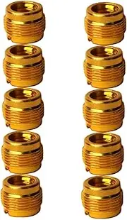 AKOOSY 10Pcs Microphone Stand Adapter to Thread Converter for Shock Mounts and Suspension Stands Durable Lightweight and Versatile Mic Accessories