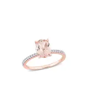Rina Limor 14K Rose Gold 1.79 ct. tw. Diamond & Morganite Floral Ring
