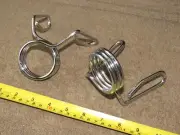 1 Pair Barbell Clamp 50mm 2" Spring Loaded Lock Clip for Olympic Weigh Plates
