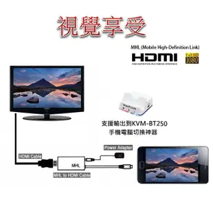 Android MHL 轉 HDMI 影音輸出線