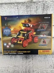 Tomons Solar Robot Creation Kit Build 12 Different Robots 190 pcs STEM NEW