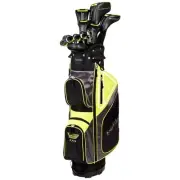 TOUR EDGE BAZOOKA 470 BLACK COMPLETE SET GRAPHITE SHAFT W/ CART BAG RIGHT HAND