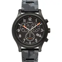 在飛比找momo購物網優惠-【TIMEX】天美時 復刻系列 經典復古手錶(黑TXTW2T