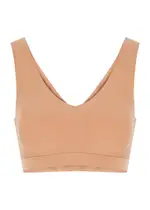 Chantelle Soft Stretch Walnut Padded Soft-cup bra - Light Brown - M/L M/L