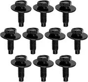 eMagTech 10pcs Car Undertray Bolts Diffuser Skid Plate Screws Chassis Hexagon Screws M6*16mm 1484170-00-A 148417000A EV0543 Compatiable with Tesla Model 3 Compatiable with Tesla Model Y