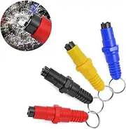 Car Glass Breaker 4pack Emergency Escape Tools car Window Glass Hammer Crusher and seat Belt Cutter Family Rescue and car Emergency Escape Tools Escape Two in one