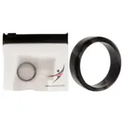 Silicone Wedding Step Single Ring Set -Black-Camo by ROQ for Men - 11 mm Ring