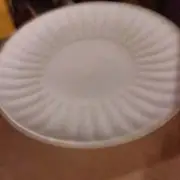 Beautiful White Cake Plate Stand