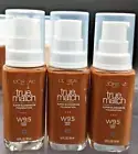 (3 Pack) L'Oreal True Match Super Blendable Liquid Foundation Makeup Vegan #W9.5