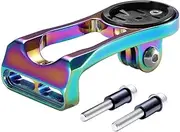 Dymoece Out Front Bike Computer Combo Mount for Garmin Edge 130 200 500 510 520 800 810 820 1000 1030 Touring