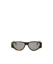 geometric sunglasses 55 Havana