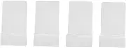 NAMOARLY 4pcs Transparent Acrylic Phone Display Stand Durable Shop Window Holder for Desktop Use for Home and Retail Display Sturdy Phone Stand for Recording and Showcasing