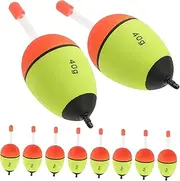 WOONEKY 10pcs Luminous Stick Fish Float Fishing Foams Tool Foams Fishing Tool Sea Fishing Float Floats Fishing Floats for Fishing Oval Fishing Floats Fishing Gear Float Fishing Floaters