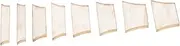 Toyvian 9pcs Trapezoid Shell Inlay Guitar Accessories for Electric Guitar Fretboard Replacement Stylish Inlays Easy Installation Music Supplies