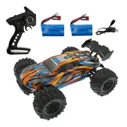 4WD 1:16 Brushless RC Car SY111 2.4G Off Road Remote Control High Speed Road Remote Control Drift Car 2 Battery Orange