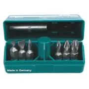 Wiha 71198 PokitPak Slotted and Phillips Titanium Coated Insert Bits in Molded C