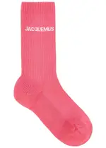 Jacquemus Les Chaussettes Logo Cotton-blend Socks - Pink 43-46 (IT43-46)