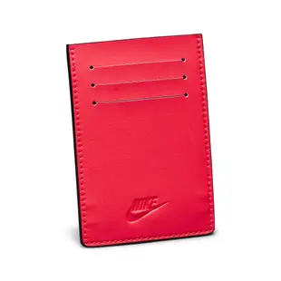 Nike 錢包 Icon Air Max 90 Card Wallet 灰 紅 皮革 卡片夾 皮夾 N100974006-8OS