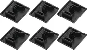 uxcell 6Pcs V-Slot 4.2mm Hole Dia EU Standard Aluminum Profile End Cap 20x20mm ABS Aluminum Extrusion Plug for 3D Printer, CNC