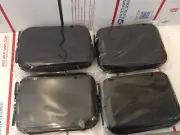 Lot of 4 Rizer Zipper Hard Portable Case Storage Bag For GPS Hard Disk Drive