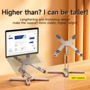Foldable Laptop Stand 360°Rotation Notebook Table Aluminum Alloy Holder Tablet