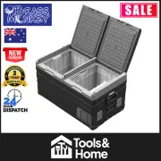 Brass Monkey Fridge or Freezer 75L Dual Zone w/ Solar Charger Board GH2080